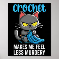 Crochet macht mich weniger Murdery Cat Crochet für