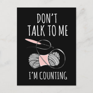 Crochet Mama Garni Spaß Crafting Oma Postkarte