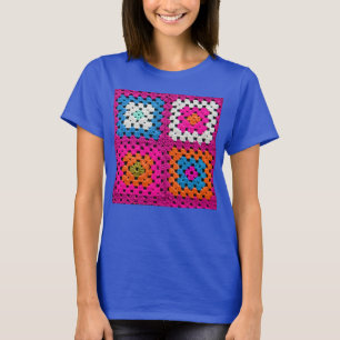 Crochet Square Vivio Colors Crochet Lovers T-Shirt