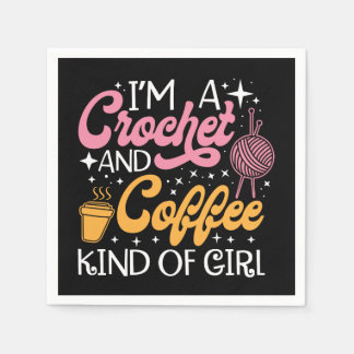 Crochet und Kaffee Serviette