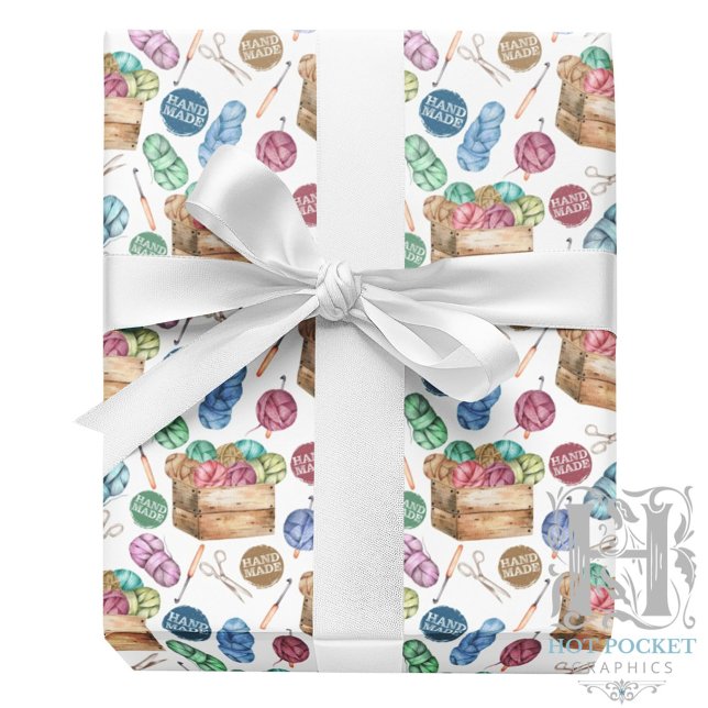 Crochet Wrapping Paper Geschenkpapier (Von Creator hochgeladen)