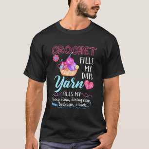 Crochet Yarn filmt meine Tage Garnfilme T-Shirt