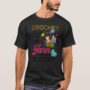 Crochet Yarn filmt meine Tage Garnfilme T-Shirt