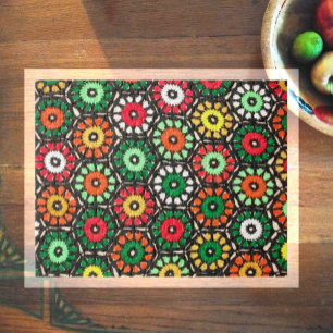 Crocheted Granny Circles Puzzle