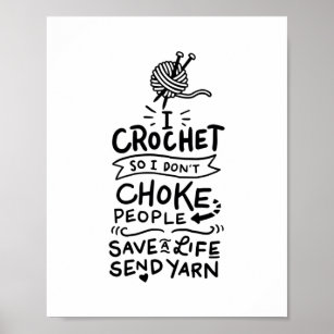 Crocheting Crochet Wool Poster