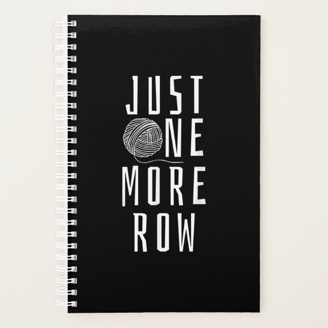 Crocheting Funny Sprichwort Yarn-Geschenk Planer (Vorderseite)