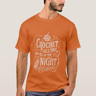 Crochetmeme Zitate Mädchen T-Shirt