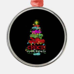 Crocin um das Weihnachtsbaumgeschenk Ornament Aus Metall