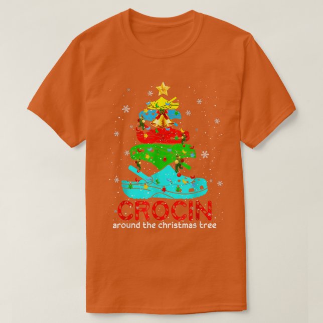 Crocin um den Weihnachtsbaum192 T-Shirt (Design vorne)