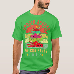 Crocin um den Weihnachtsbaum Pjs Xmas Christma T-Shirt