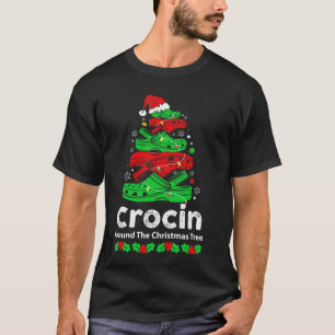 Crocin um den Weihnachtsbaum T-Shirt