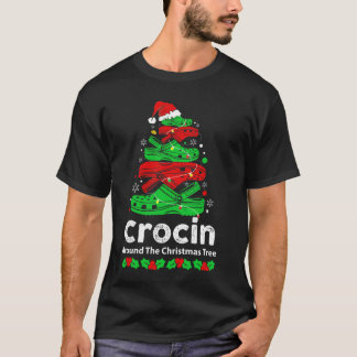 Crocin um den Weihnachtsbaum T-Shirt