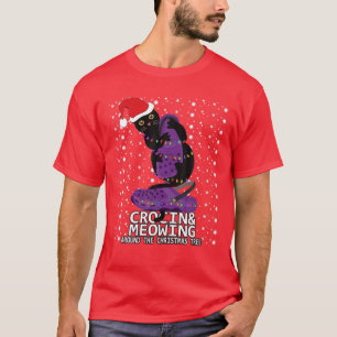 Crocin und Measing um den Weihnachtsbaum lustig T-Shirt