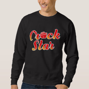 Crock Star Christmas Slow Cook Pot Koch Sweatshirt