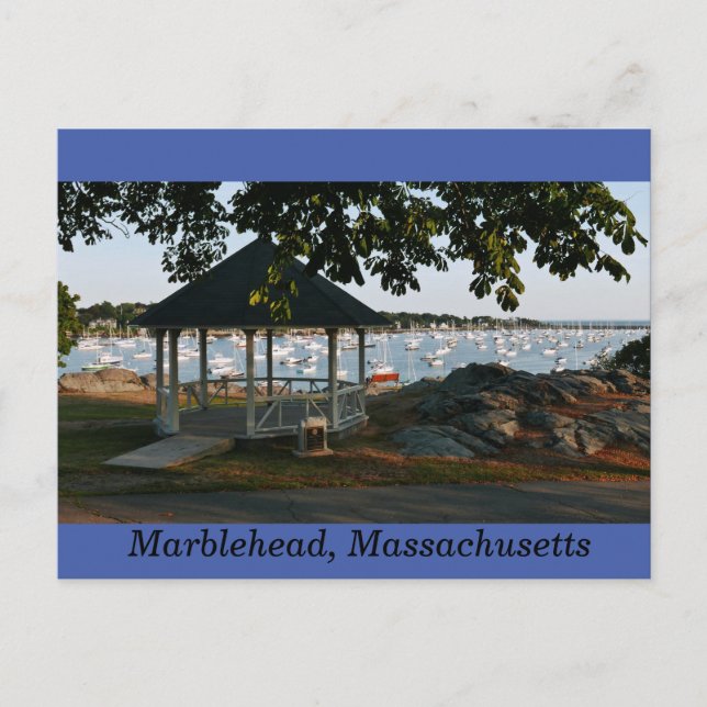 Crocker Park, Marmor Massachusetts Postkarte (Vorderseite)