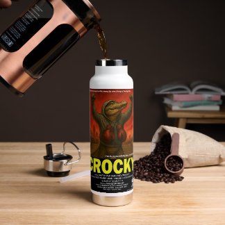 Crocky Klassische Filmparodie Trinkflasche