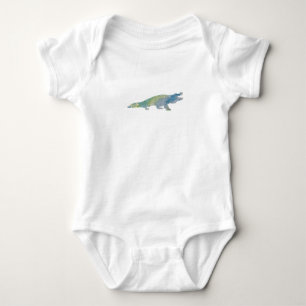 Crocodile Alligator Baby Bodysuit Baby Strampler