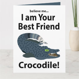 Crocodile Alligator Funny Crocodile Karte