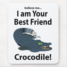 Crocodile Alligator Funny Crocodile Mousepad