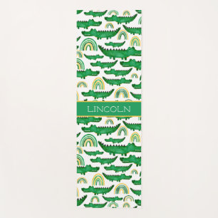 Crocodile Alligator Rainbow Personalisieren Yogamatte