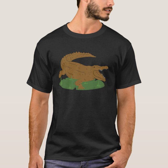 crocodile alligator reptile animals  2 T-Shirt (Vorderseite)
