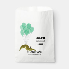 Crocodile Birthday Party Danke Geschenktütchen