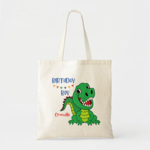 Crocodile boy birthday, Toddler Birthday Tragetasche