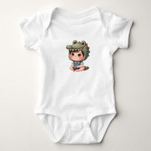 Crocodile Chronicle Baby Strampler