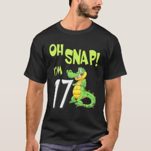 Crocodile Dancing Frohes Mein Geburtstag Oh Snap I T-Shirt