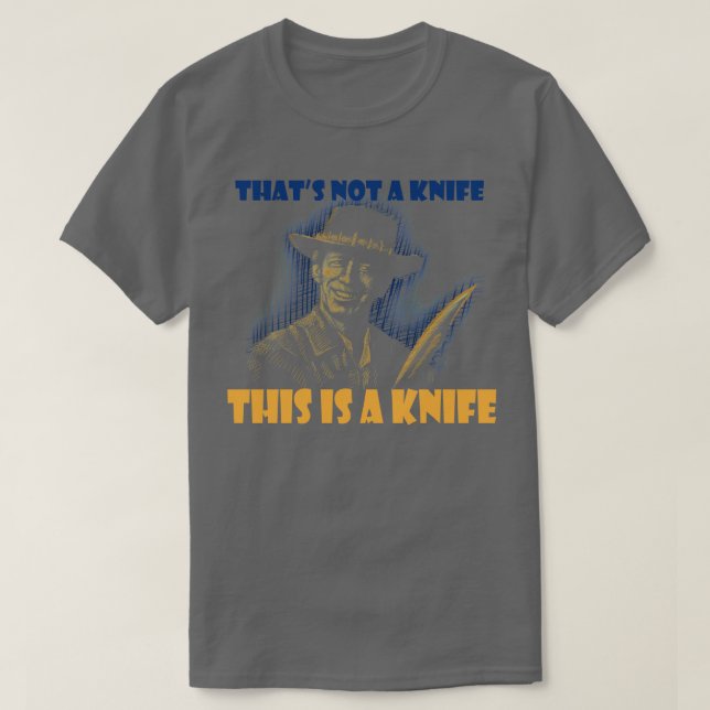 Crocodile Dundee T-Shirt (Design vorne)