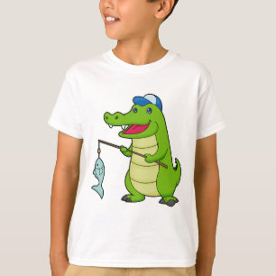 Crocodile Fishing Fisher Finish T-Shirt