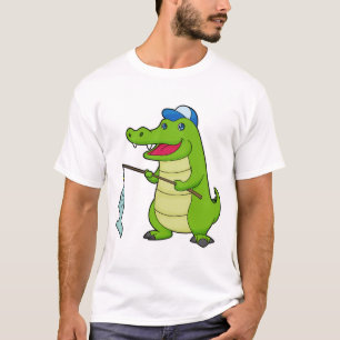 Crocodile Fishing Fisher Finish T-Shirt