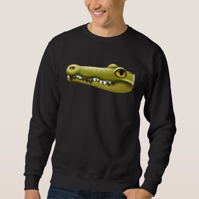 Crocodile Head Sweatshirt (Vorderseite)
