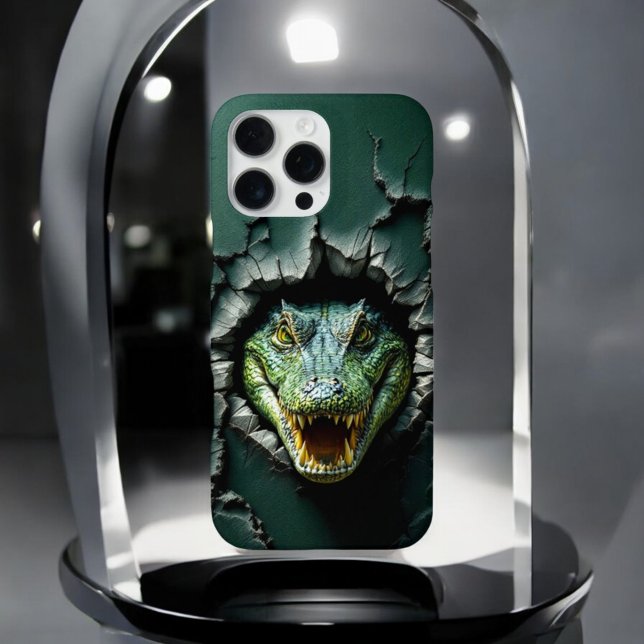 Crocodile Hideaway iPhone Hülle (Von Creator hochgeladen)