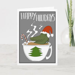 Crocodile Holiday Karte