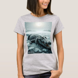 Crocodile in the snow T-Shirt