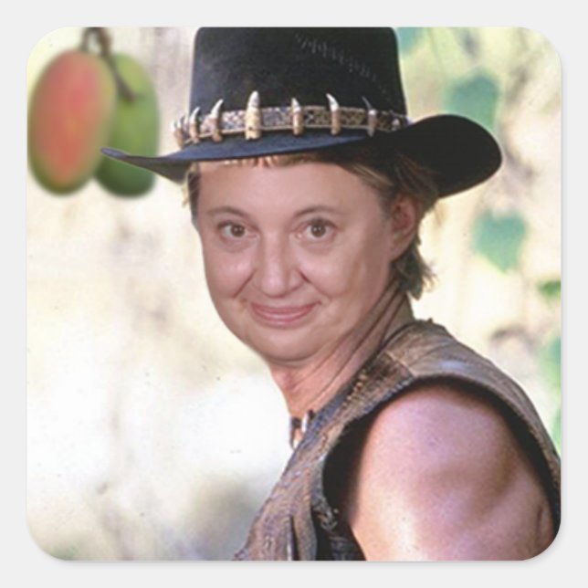 Crocodile Kate Sticker (Vorderseite)