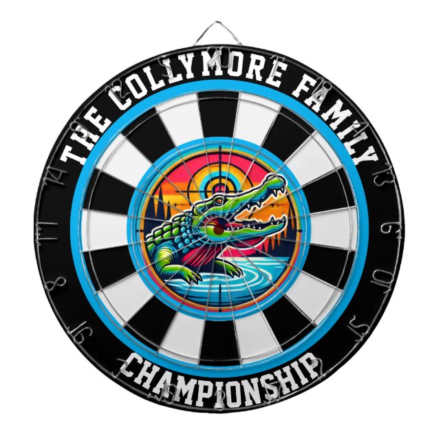 Crocodile Lake Precision Design Dartscheibe (vorne)