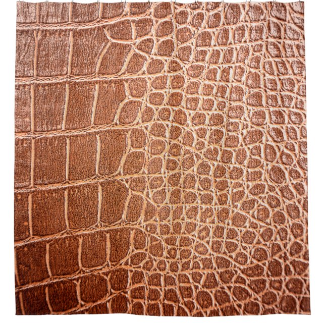 Crocodile leather pattern backgroundabstract,allig duschvorhang (Vorderseite)