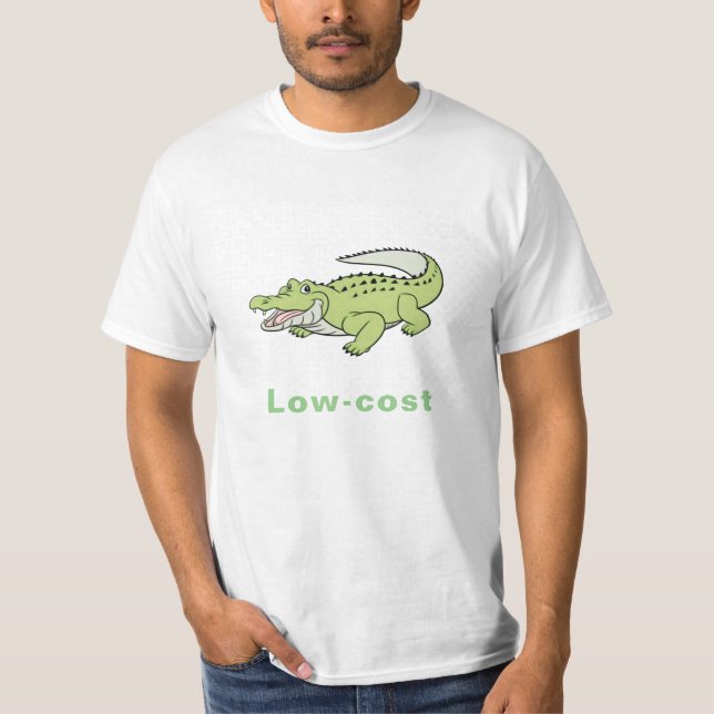 Crocodile low-cost Tshirt  (Vorderseite)