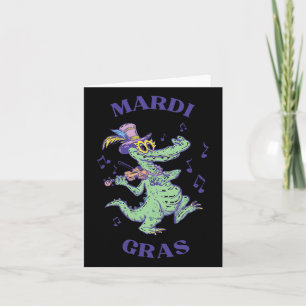 Crocodile Mardi Grawr Kostüm Mardi Gras Gator Men Karte