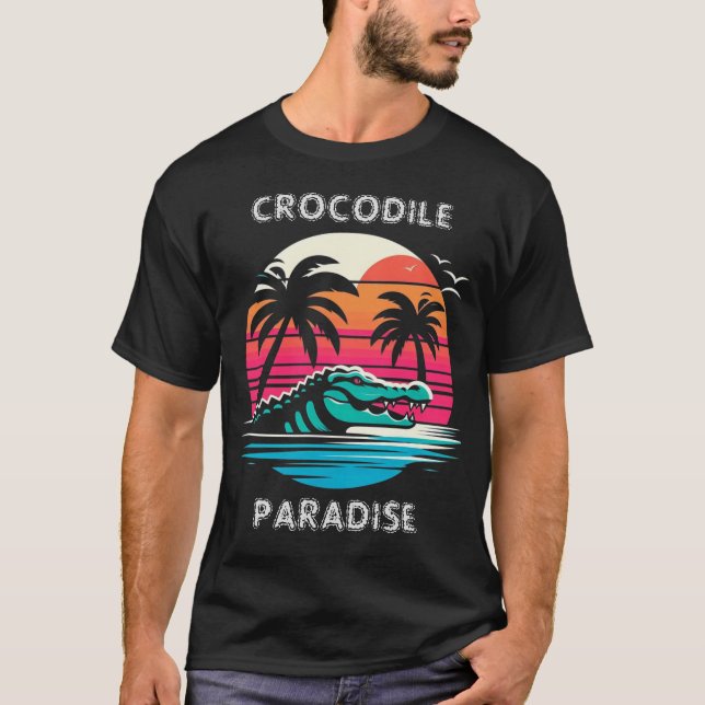 CROCODILE PARADISE T-Shirt (Vorderseite)