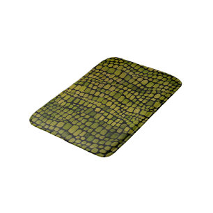 Crocodile Print Badematte