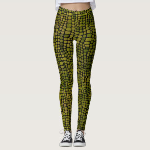 Crocodile Print Leggings