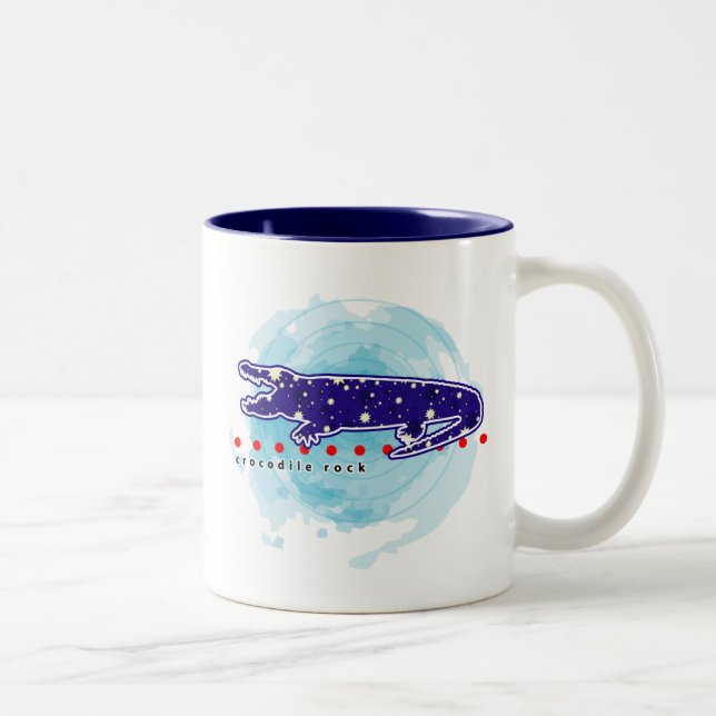Crocodile Rock Zweifarbige Tasse (Rechts)
