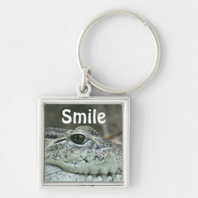 Crocodile Smile Schlüsselanhänger (Vorne)