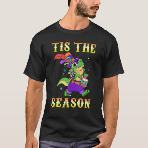 Crocodile Tis Season Festival Paradies Beads Mardi T-Shirt