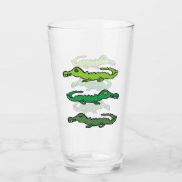 Crocodiles and Alligators Glas