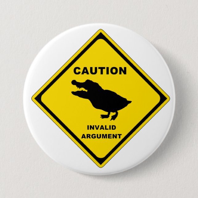 Crocoduck Button (Vorderseite)