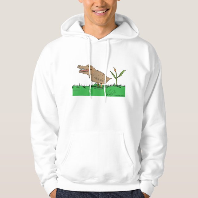 Crocoduck Hoodie in der Farbe! (Vorderseite)